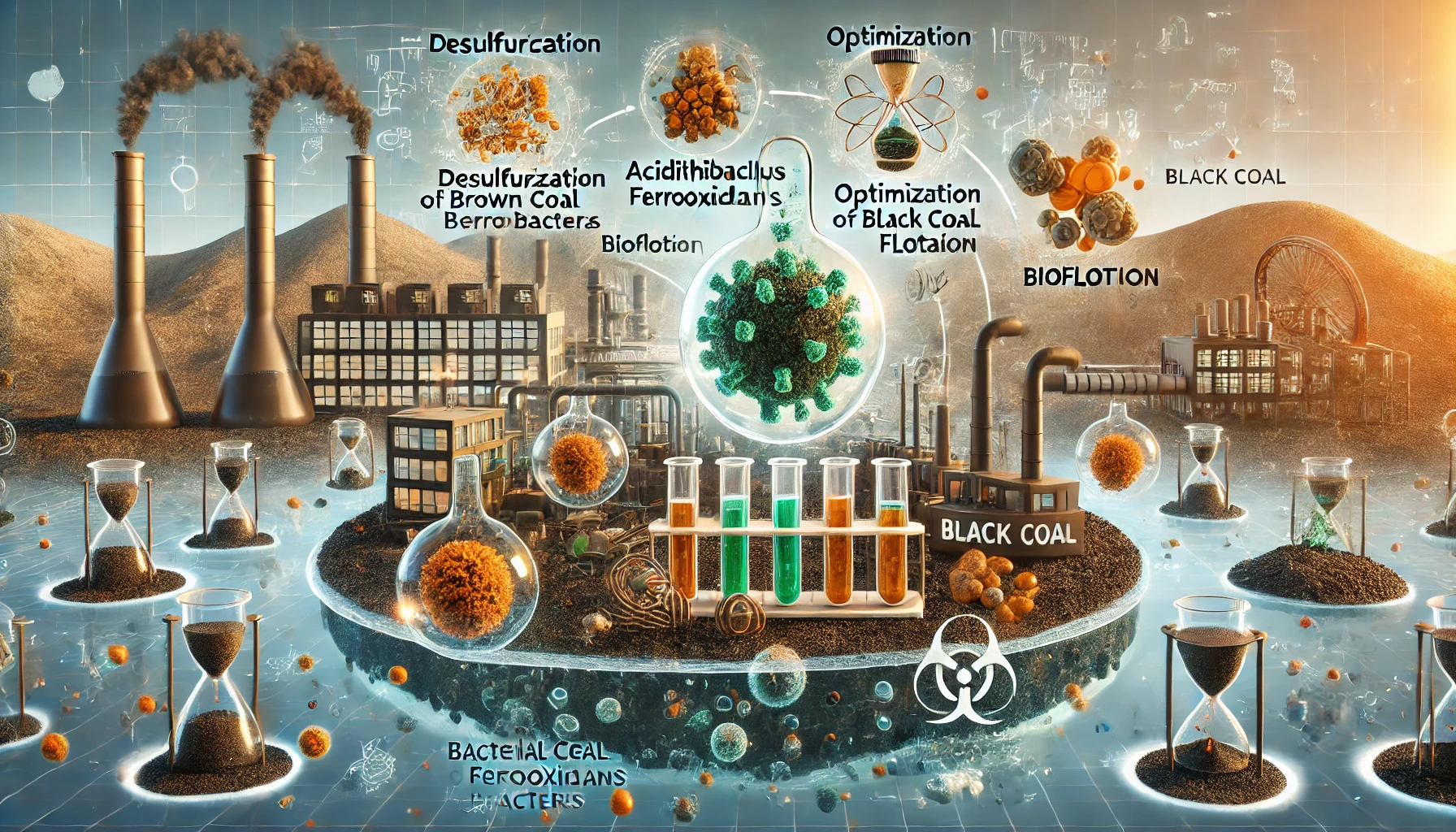 Výzkum v oblasti surovin a bioflotace